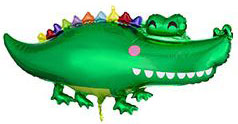 Шар Крокодил Довольный 90см