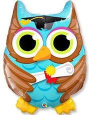 Шар Сова Выпускник 75см