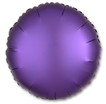 Шар Круг Фиолетовый сатин 40см