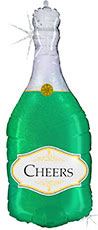 Шар Бутылка Шампанского Cheers (голография) 85см