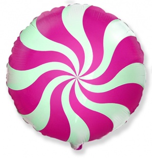 Шар Круг Леденец Фуксия 45см Шар Круг Леденец Фуксия 45см