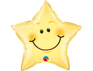 Шар Звезда Смайл 50см Шар Звезда Смайл 50см