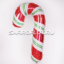 Шар Леденец Красно-зеленый Голография 70см