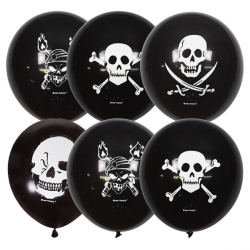 Шарики Пиратский Череп, 30см