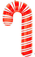 Шар Трость Леденец красный 90см