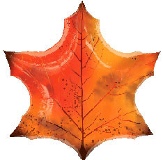 Шар Лист Кленовый 85см