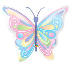Шар Бабочка (пастель) 80см