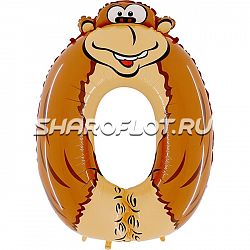 Шар Цифра 0 Детская 85см