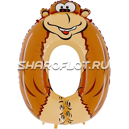 Шар Цифра 0 Детская 85см