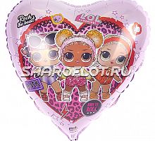 Шар Лол сердце 40см