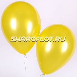 Шар Желтый металлик 30см