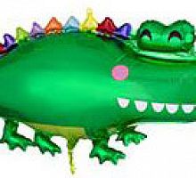 Шар Крокодил Довольный 90см