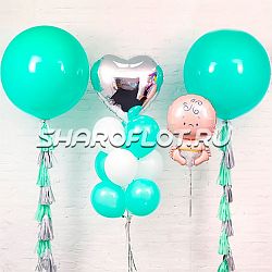 Композиция на выписку из роддома мальчик