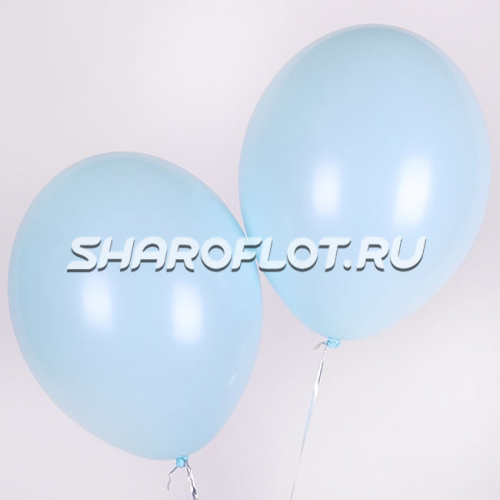 Шар Макарунс Голубой  30см