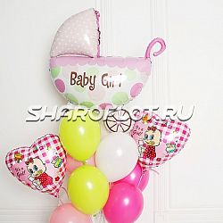 Цветные шары выписка из роддома