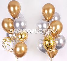 Фонтан в торжественных цветах