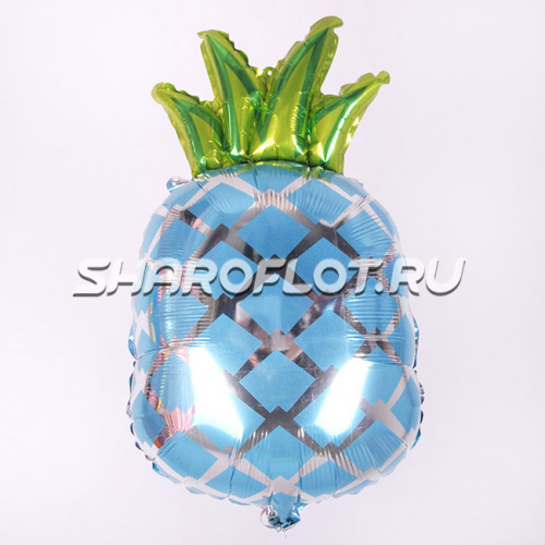 Шар Ананас Голубой 65см