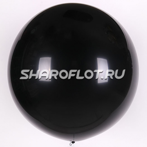 Большой шар Черный пастель 80 см