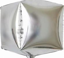 Шар Куб Серебро 55см