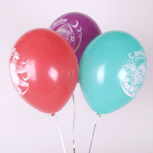 Шары Маша и Медведь С Днем Рождения 30см