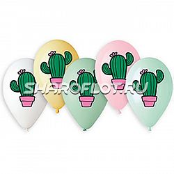 Шары Кактус (ассорти), 30см