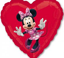 Сердце Минни Маус 40см