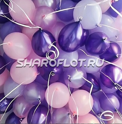 Шары сиреневые, фиолетовые, розовые 30см Шары сиреневые, фиолетовые, розовые 30см