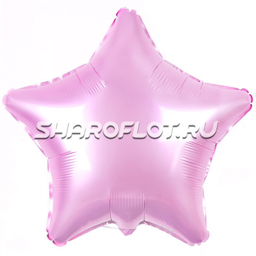 Шар Звезда Розовая 40см