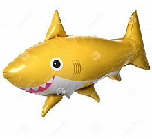 Шар Акула Желтая 70см