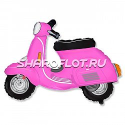 Шар Скутер розовый 90см