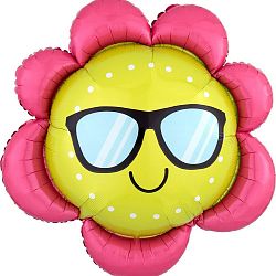 Шар ЦВеточек в Очках 75см