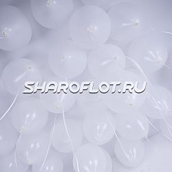 Белые шарики 30см