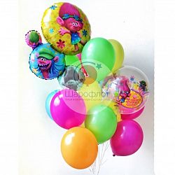 Букет «Клевые Тролли»