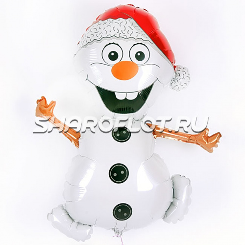 Шар Снеговик 75см