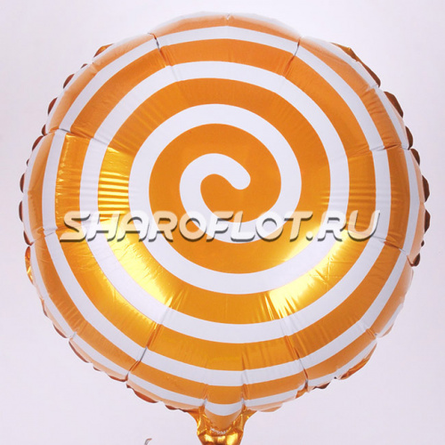 Круг Оранжевый Леденец 40см Круг Оранжевый Леденец 40см