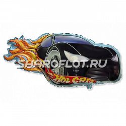 Шар Машина Гоночная (черная) 75см