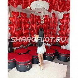 175 сердец любимой девушке