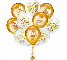 Шары В день свадьбы 30см