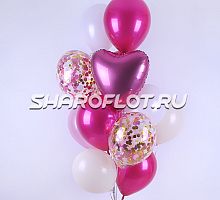 Фонтан цвета вишни