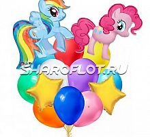 Букет Яркие звездные Пони