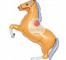 Шар Лошадь (оранжевая) 80см