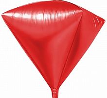 Шар Алмаз Красный 55см