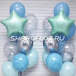 Фонтан из шаров 11 штук