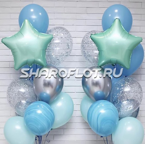 Фонтан из шаров 11 штук