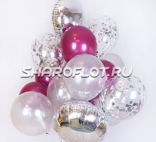 Сет Серебро Бургундия