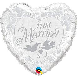 Сердце Just Married 75см