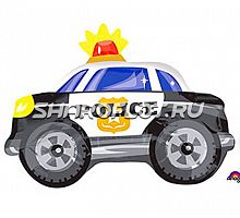 Шар Машина Полиция с мигалкой 65см