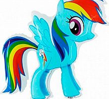 Шар Радужный пони 80см