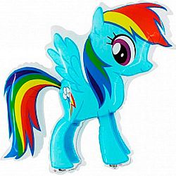 Шар Радужный пони 80см