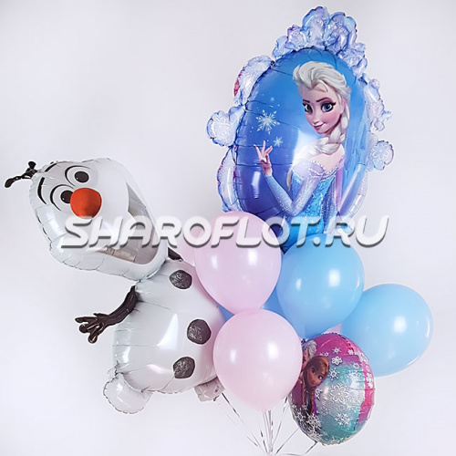 Букет шаров с Олафом